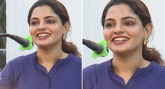 അഴീക്കോട്ടെ എൽഡിഎഫ് സ്ഥാനാർത്ഥിക്ക് വോട്ടഭ്യർത്ഥിച്ച് നിഖില വിമൽ അഴീക്കോട്ടെ എൽഡിഎഫ് സ്ഥാനാർത്ഥിക്ക് വോട്ടഭ്യർത്ഥിച്ച് നിഖില വിമൽ