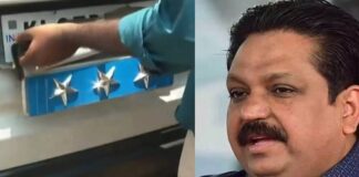 വിരമിച്ചതിന് ശേഷവും സ്വകാര്യ കാറിൽ ഔദ്യോഗിക ചിഹ്നം ഉപയോഗിച്ച സംഭവത്തിൽ മുൻ ഡിജിപി ടോമിൻ തച്ചങ്കരിക്ക് നോട്ടീസ്