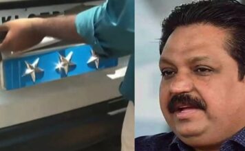 വിരമിച്ചതിന് ശേഷവും സ്വകാര്യ കാറിൽ ഔദ്യോഗിക ചിഹ്നം ഉപയോഗിച്ച സംഭവത്തിൽ മുൻ ഡിജിപി ടോമിൻ തച്ചങ്കരിക്ക് നോട്ടീസ്