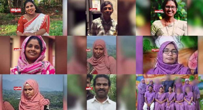 അധ്യാപകരുടെ മൃതദേഹങ്ങൾ സ്കൂളിലെത്തിച്ചു ; വിട നൽകാൻ നാട് അധ്യാപകരുടെ മൃതദേഹങ്ങൾ സ്കൂളിലെത്തിച്ചു ; വിട നൽകാൻ നാട്