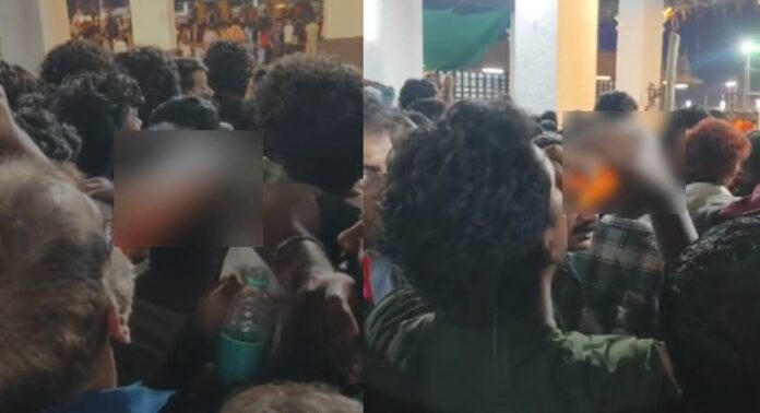 ഇരിങ്ങാലക്കുടയിൽ ക്ഷേത്രോത്സവത്തിനിടെ പരസ്യമായി മദ്യപാനം ഇരിങ്ങാലക്കുടയിൽ ക്ഷേത്രോത്സവത്തിനിടെ പരസ്യമായി മദ്യപാനം