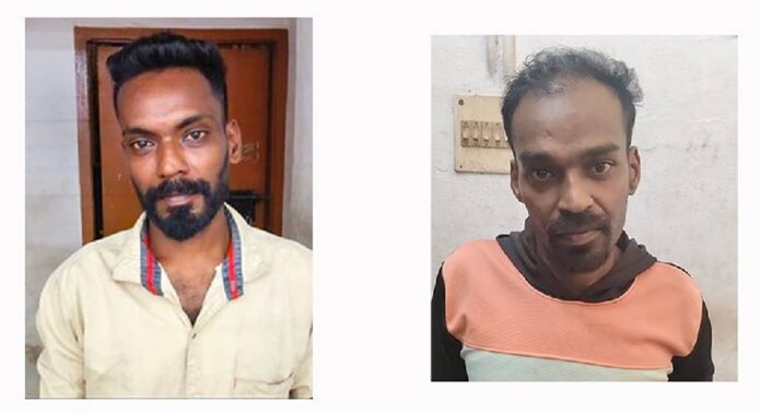 തിരുവനന്തപുരത്ത് ഓട്ടോറിക്ഷയ്ക്കുള്ളിൽ യുവാവിന് വെട്ടേറ്റ സംഭവത്തിൽ രണ്ട് പേർ പിടിയിൽ തിരുവനന്തപുരത്ത് ഓട്ടോറിക്ഷയ്ക്കുള്ളിൽ യുവാവിന് വെട്ടേറ്റ സംഭവത്തിൽ രണ്ട് പേർ പിടിയിൽ