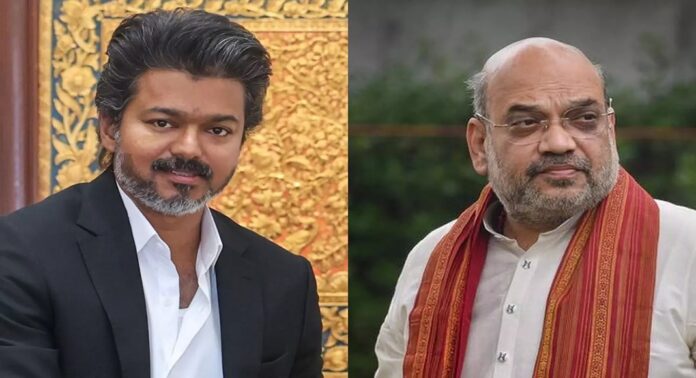 തമിഴ്നാട് മുഖ്യമന്ത്രി വിജയിക്ക് ആഭ്യന്തരമന്ത്രി അമിത് ഷാ കൂടിക്കാഴ്ചക്ക് അനുമതി നിഷേധിച്ച സംഭവം വിവാദത്തിൽ തമിഴ്നാട് മുഖ്യമന്ത്രി വിജയിക്ക് ആഭ്യന്തരമന്ത്രി അമിത് ഷാ കൂടിക്കാഴ്ചക്ക് അനുമതി നിഷേധിച്ച സംഭവം വിവാദത്തിൽ