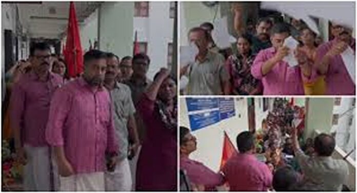 തെരഞ്ഞെടുപ്പിന് പിന്നാലെ കൂട്ടത്തോടെ സ്ഥലം മാറ്റം ; എൻ ജി ഒ യൂണിയൻ പ്രതിഷേധിച്ചു തെരഞ്ഞെടുപ്പിന് പിന്നാലെ കൂട്ടത്തോടെ സ്ഥലം മാറ്റം ; എൻ ജി ഒ യൂണിയൻ പ്രതിഷേധിച്ചു