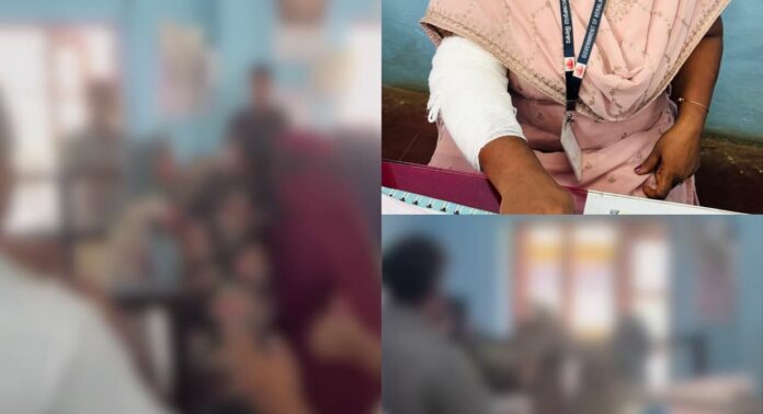 പെൻഷന് തര്ക്കം ; കോഴിക്കോട് നഗരസഭ ജീവനക്കാരിയെ കടിച്ച് പരിക്കേൽപ്പിച്ച് ഓഫീസിലെത്തിയ സ്ത്രീ പെൻഷന് തര്ക്കം ; കോഴിക്കോട് നഗരസഭ ജീവനക്കാരിയെ കടിച്ച് പരിക്കേൽപ്പിച്ച് ഓഫീസിലെത്തിയ സ്ത്രീ