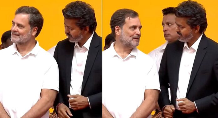 രാഹുൽ ഗാന്ധിയുടേയും വിജയ്യുടേയും വീഡിയോ ഇൻസ്റ്റ ബ്ലോക്ക് ചെയ്തെന്ന് കോൺഗ്രസ്സ് രാഹുൽ ഗാന്ധിയുടേയും വിജയ്യുടേയും വീഡിയോ ഇൻസ്റ്റ ബ്ലോക്ക് ചെയ്തെന്ന് കോൺഗ്രസ്സ്