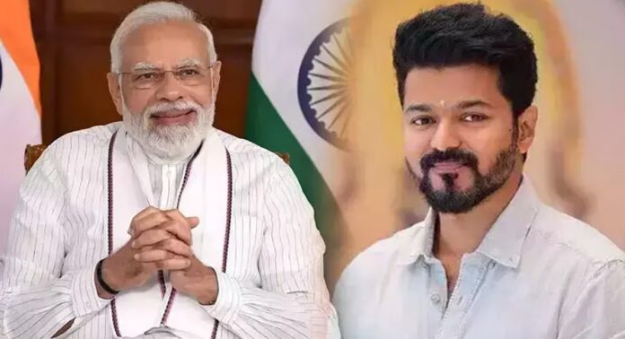 തമിഴ്നാട് മുഖ്യമന്ത്രിയായി ചുമതലയേറ്റ വിജയ്യെ ഫോണിൽ വിളിച്ച് അഭിനന്ദിച്ച് പ്രധാനമന്ത്രി തമിഴ്നാട് മുഖ്യമന്ത്രിയായി ചുമതലയേറ്റ വിജയ്യെ ഫോണിൽ വിളിച്ച് അഭിനന്ദിച്ച് പ്രധാനമന്ത്രി