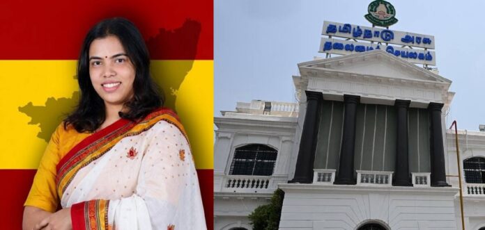 തെരഞ്ഞെടുപ്പ് സർട്ടിഫിക്കറ്റ് ഹാജരാക്കാൻ കഴിഞ്ഞില്ല ; ടിവികെയുടെ നിയുക്ത മന്ത്രി എസ് കീർത്തനയ്ക്ക് സത്യപ്രതിജ്ഞ ചെയ്യാൻ കഴിഞ്ഞില്ല തെരഞ്ഞെടുപ്പ് സർട്ടിഫിക്കറ്റ് ഹാജരാക്കാൻ കഴിഞ്ഞില്ല ; ടിവികെയുടെ നിയുക്ത മന്ത്രി എസ് കീർത്തനയ്ക്ക് സത്യപ്രതിജ്ഞ ചെയ്യാൻ കഴിഞ്ഞില്ല