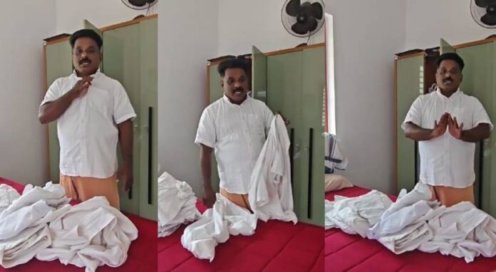 വി ഡി. സതീശൻ മുഖ്യമന്ത്രിയായില്ലെങ്കിൽ ഖദർ കത്തിക്കും : കടുത്ത തീരുമാനവുമായി എം.സി അനീഷ് വി ഡി. സതീശൻ മുഖ്യമന്ത്രിയായില്ലെങ്കിൽ ഖദർ കത്തിക്കും : കടുത്ത തീരുമാനവുമായി എം.സി അനീഷ്