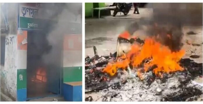 പശ്ചിമ ബംഗാൾ തിരഞ്ഞെടുപ്പ് ഫലം വന്ന ശേഷം അക്രമം വ്യാപകം ; നാല് പേർ കൊല്ലപ്പെട്ടു പശ്ചിമ ബംഗാൾ തിരഞ്ഞെടുപ്പ് ഫലം വന്ന ശേഷം അക്രമം വ്യാപകം ; നാല് പേർ കൊല്ലപ്പെട്ടു