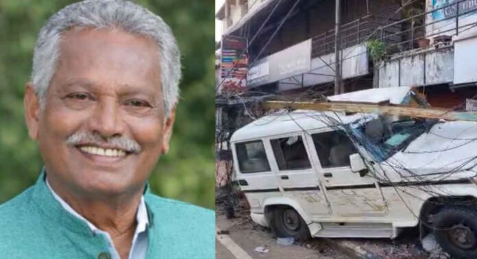 വാഹനാപകടത്തിൽ മുൻ എംഎൽഎ എകെ മണിക്ക് പരിക്ക് വാഹനാപകടത്തിൽ മുൻ എംഎൽഎ എകെ മണിക്ക് പരിക്ക്