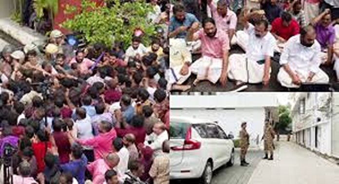 ഇഡി റെയ്ഡ് ; പിണറായി വിജയന്റെ തിരുവനന്തപുരം ബേക്കറി ജംഗ്ഷനിലെ വീടിന് മുന്നില് വന് സംഘര്ഷം ഇഡി റെയ്ഡ് ; പിണറായി വിജയന്റെ തിരുവനന്തപുരം ബേക്കറി ജംഗ്ഷനിലെ വീടിന് മുന്നില് വന് സംഘര്ഷം