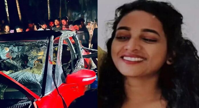 കാറിന് തീപിടിച്ച് ഗർഭിണി മരിച്ച സംഭവത്തില് ദുരൂഹത തുടരുന്നു കാറിന് തീപിടിച്ച് ഗർഭിണി മരിച്ച സംഭവത്തില് ദുരൂഹത തുടരുന്നു