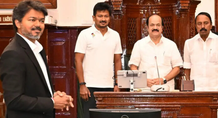 തമിഴ്നാട് നിയമസഭയിൽ ടിവികെ കരുത്ത് ; ജെസിഡി പ്രഭാകർ സ്പീക്കർ, എം രവിശങ്കർ ഡെപ്യൂട്ടി സ്പീക്കർ തമിഴ്നാട് നിയമസഭയിൽ ടിവികെ കരുത്ത് ; ജെസിഡി പ്രഭാകർ സ്പീക്കർ, എം രവിശങ്കർ ഡെപ്യൂട്ടി സ്പീക്കർ