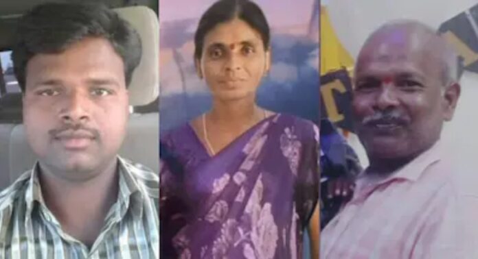 ഭർത്താവിനെ മദ്യം നൽകി ബോധംകെടുത്തി ഇരുമ്പ് വടികൊണ്ട് അടിച്ചുകൊന്നു ; യുവതിയും കാമുകനും പിടിയിൽ ഭർത്താവിനെ മദ്യം നൽകി ബോധംകെടുത്തി ഇരുമ്പ് വടികൊണ്ട് അടിച്ചുകൊന്നു ; യുവതിയും കാമുകനും പിടിയിൽ