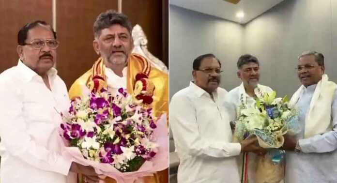കർണാടകയിൽ ജി പരമേശ്വര ഉപമുഖ്യമന്ത്രിയാകും ; സത്യപ്രതിജ്ഞ ചെയ്യുന്ന എംഎൽഎമാരുടെ പട്ടിക ഉടൻ കർണാടകയിൽ ജി പരമേശ്വര ഉപമുഖ്യമന്ത്രിയാകും ; സത്യപ്രതിജ്ഞ ചെയ്യുന്ന എംഎൽഎമാരുടെ പട്ടിക ഉടൻ