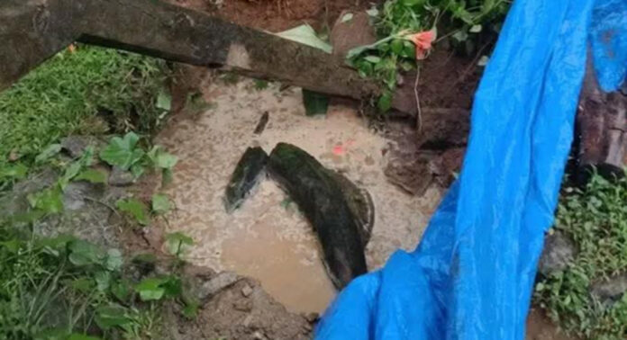 പന്തളത്ത് ശക്തമായ മഴയില് കിണര് ഇടിഞ്ഞു താഴ്ന്നു പന്തളത്ത് ശക്തമായ മഴയില് കിണര് ഇടിഞ്ഞു താഴ്ന്നു