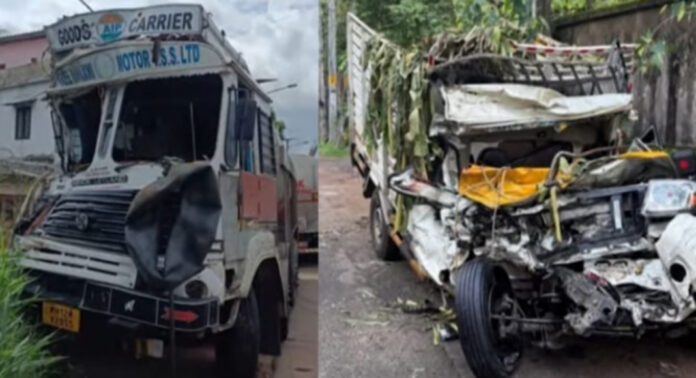 തിരുവല്ല കുറ്റൂരില് മിനി ലോറിയും ടാങ്കറും കൂട്ടിയിടിച്ച് ഡ്രൈവര് മരിച്ചു തിരുവല്ല കുറ്റൂരില് മിനി ലോറിയും ടാങ്കറും കൂട്ടിയിടിച്ച് ഡ്രൈവര് മരിച്ചു