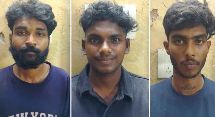 ഇൻഡിക്കേറ്റർ ഇട്ടില്ലെന്നാരോപിച്ച് കാർ തല്ലിത്തകർത്തും തോക്ക് ചൂണ്ടിയും അക്രമം ; മൂന്നംഗ സംഘം പിടിയിൽ ഇൻഡിക്കേറ്റർ ഇട്ടില്ലെന്നാരോപിച്ച് കാർ തല്ലിത്തകർത്തും തോക്ക് ചൂണ്ടിയും അക്രമം ; മൂന്നംഗ സംഘം പിടിയിൽ