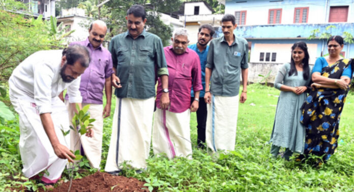 സി.പി.എം -ന്റെ നേതൃത്വത്തില് വ്യക്ഷത്തൈകള് നട്ടു സി.പി.എം -ന്റെ നേതൃത്വത്തില് വ്യക്ഷത്തൈകള് നട്ടു