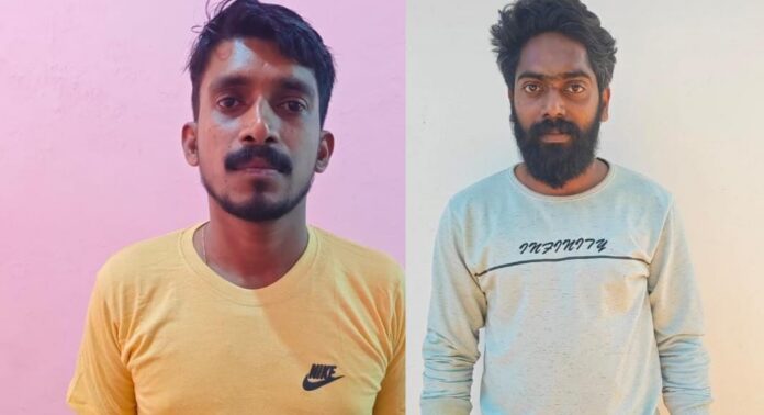 പോലീസ് ആണെന്ന് തെറ്റിദ്ധരിച്ച് യുവാവിനെ പേനാക്കത്തികൊണ്ട് ആക്രമിച്ച് കൊല്ലാൻ ശ്രമം , സീതത്തോട് സ്വദേശിയായ യുവാക്കൾ അറസ്റ്റിൽ പോലീസ് ആണെന്ന് തെറ്റിദ്ധരിച്ച് യുവാവിനെ പേനാക്കത്തികൊണ്ട് ആക്രമിച്ച് കൊല്ലാൻ ശ്രമം , സീതത്തോട് സ്വദേശിയായ യുവാക്കൾ അറസ്റ്റിൽ