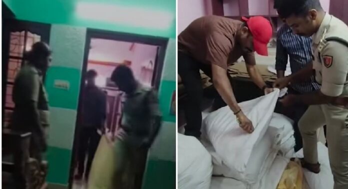 വിൽപ്പനയ്ക്കായി വാടക വീട്ടിൽ ഒളിപ്പിച്ച നിരോധിത പുകയില ഉൽപ്പന്നങ്ങൾ പിടിച്ചെടുത്തു വിൽപ്പനയ്ക്കായി വാടക വീട്ടിൽ ഒളിപ്പിച്ച നിരോധിത പുകയില ഉൽപ്പന്നങ്ങൾ പിടിച്ചെടുത്തു