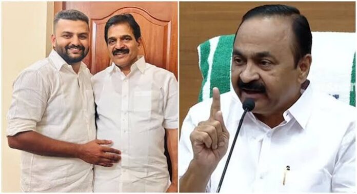 പ്ലീഡർ നിയമന വിവാദത്തിൽ മുഖ്യമന്ത്രി വി ഡി സതീശന് പരോക്ഷ മറുപടിയുമായി കെ എസ് യു തൃശൂർ ജില്ലാ അധ്യക്ഷൻ ഗോകുൽ ഗുരുവായൂർ പ്ലീഡർ നിയമന വിവാദത്തിൽ മുഖ്യമന്ത്രി വി ഡി സതീശന് പരോക്ഷ മറുപടിയുമായി കെ എസ് യു തൃശൂർ ജില്ലാ അധ്യക്ഷൻ ഗോകുൽ ഗുരുവായൂർ