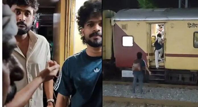 പരപ്പനങ്ങാടി റെയിൽവേ സ്റ്റേഷനിൽ ജീവനക്കാരനെ മർദിച്ചു ; യുവാക്കൾക്കെതിരേ കേസ് പരപ്പനങ്ങാടി റെയിൽവേ സ്റ്റേഷനിൽ ജീവനക്കാരനെ മർദിച്ചു ; യുവാക്കൾക്കെതിരേ കേസ്