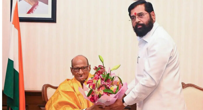 ‘ആസാധാരണമായി ഒന്നുമില്ല’ ; ഷിന്ദേയുടെ ഓഫീസിൽ ശരദ് പവാർ വിഭാഗത്തിന്റെ യോഗം : വിശദീകരണവുമായി എൻസിപി ‘ആസാധാരണമായി ഒന്നുമില്ല’ ; ഷിന്ദേയുടെ ഓഫീസിൽ ശരദ് പവാർ വിഭാഗത്തിന്റെ യോഗം : വിശദീകരണവുമായി എൻസിപി