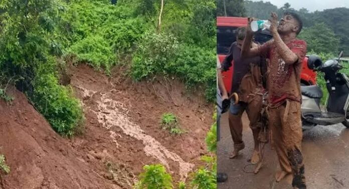 മലപ്പുറം പാണക്കാട് എടായിപ്പാലത്തുണ്ടായ മണ്ണിടിച്ചിലിൽ അടിഞ്ഞുകൂടിയ മണ്ണ് നീക്കം ചെയ്യുന്ന നടപടികൾ ആരംഭിച്ചു മലപ്പുറം പാണക്കാട് എടായിപ്പാലത്തുണ്ടായ മണ്ണിടിച്ചിലിൽ അടിഞ്ഞുകൂടിയ മണ്ണ് നീക്കം ചെയ്യുന്ന നടപടികൾ ആരംഭിച്ചു