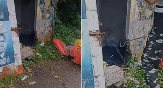 മരനെല്ലൂരിൽ പഞ്ചായത്തിന്റെ മോട്ടോർഷെഡിൽ മൂർഖൻ പാമ്പ് മരനെല്ലൂരിൽ പഞ്ചായത്തിന്റെ മോട്ടോർഷെഡിൽ മൂർഖൻ പാമ്പ്