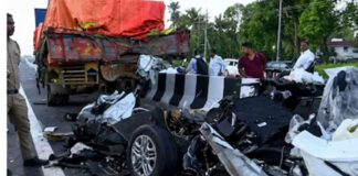 കയ്പമംഗലം അപകടം : ദേശീയപാത 66ൽ ചൊവ്വാഴ്ച സംയുക്ത പരിശോധന നടത്തും