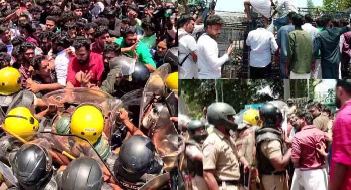 എസ്എഫ്ഐ സമരത്തിൽ അറസ്റ്റ് തുടരാൻ പോലീസ് ; വധശ്രമത്തിന് 30ലധികം പേരെ അറസ്റ്റ് ചെയ്യും എസ്എഫ്ഐ സമരത്തിൽ അറസ്റ്റ് തുടരാൻ പോലീസ് ; വധശ്രമത്തിന് 30ലധികം പേരെ അറസ്റ്റ് ചെയ്യും