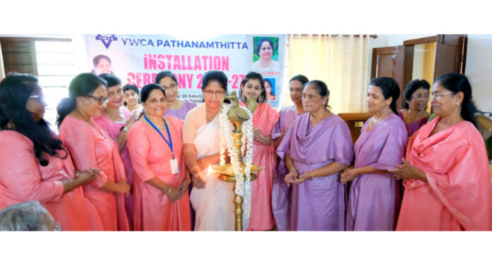 പത്തനംതിട്ട വൈ.ഡബ്ല്യു.സി.എ. പ്രവർത്തനോദ്ഘാടനവും സ്ഥാനാരോഹണവും നടന്നു പത്തനംതിട്ട വൈ.ഡബ്ല്യു.സി.എ. പ്രവർത്തനോദ്ഘാടനവും സ്ഥാനാരോഹണവും നടന്നു